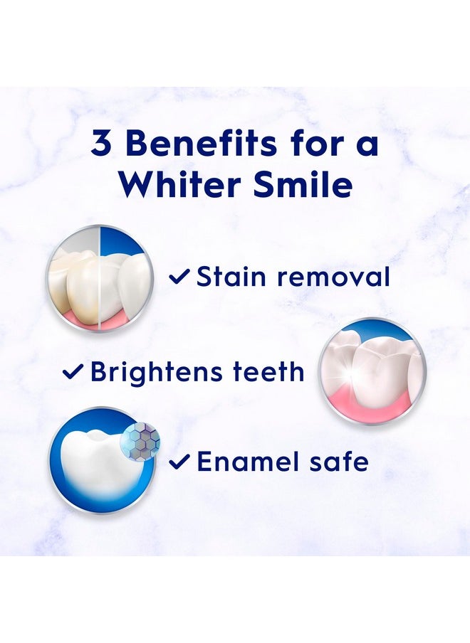 Crest 3D White Advanced Teeth Whitening Toothpaste, Arctic Fresh, 3.3 Oz, Pack Of 3  - Image 2