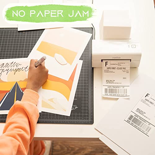 MFLABEL Fanfold 4" x 6" Direct Thermal Shipping Labels (1 Stack, 1000 Labels) – White Perforated Labels for Thermal Printers – Compatible with Zebra, Rollo & More – No Ink Needed, Smudge-Proof - Image 4