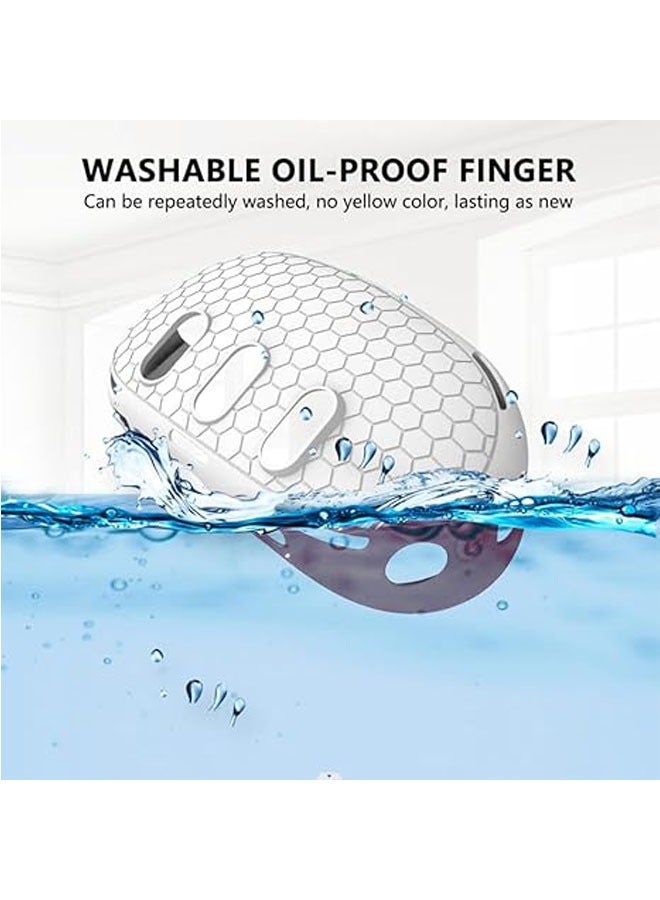 غطاء متعدد الأجزاء يتوافق مع ملحقات Meta/Oculus Quest 3 ، وشاشات VR TPU ، وغطاء قبضة لتحكم Quest 3 ، وواقي للوجه ، ووسادات للعين مقاومة للعرق ، وحماية العدسة. - Image 3