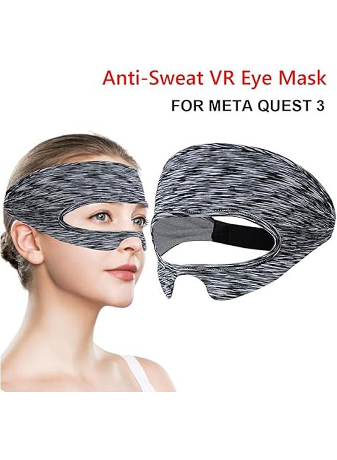 غطاء متعدد الأجزاء يتوافق مع ملحقات Meta/Oculus Quest 3 ، وشاشات VR TPU ، وغطاء قبضة لتحكم Quest 3 ، وواقي للوجه ، ووسادات للعين مقاومة للعرق ، وحماية العدسة. - Image 5