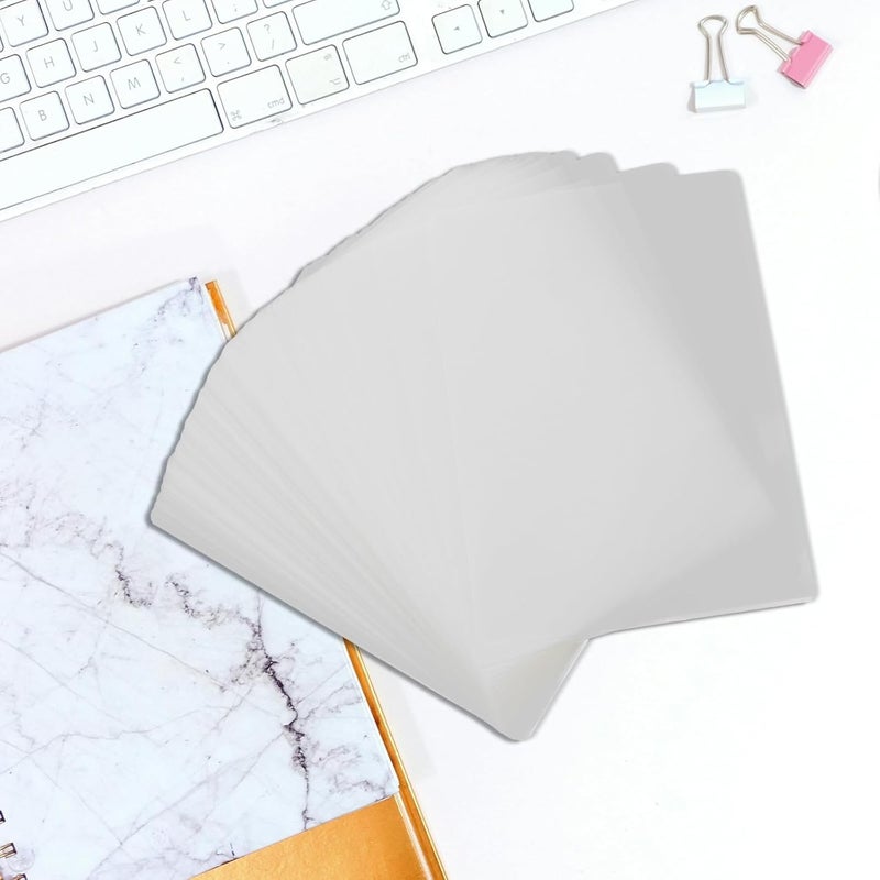 PRETYZOOM 100pcs 6-inch 8 Mil Plastic Laminating Sheets Waterproof Laminating Film for Photos and Certificates Office Laminator Supplies - Image 5