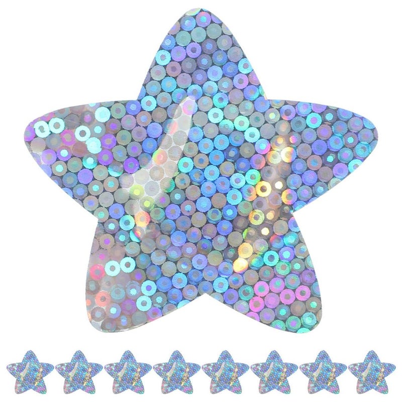 Star Shaped Waterproof Glow Bandages 20 Pcs 46x46mm Cute Adhesive Wound Protectors - Image 2
