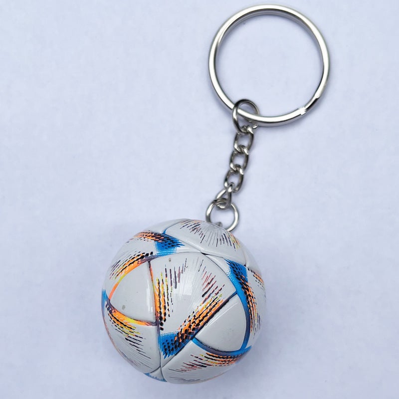 2022 Qatar World Cup Womens Soccer Souvenir Keychain When the orange blue