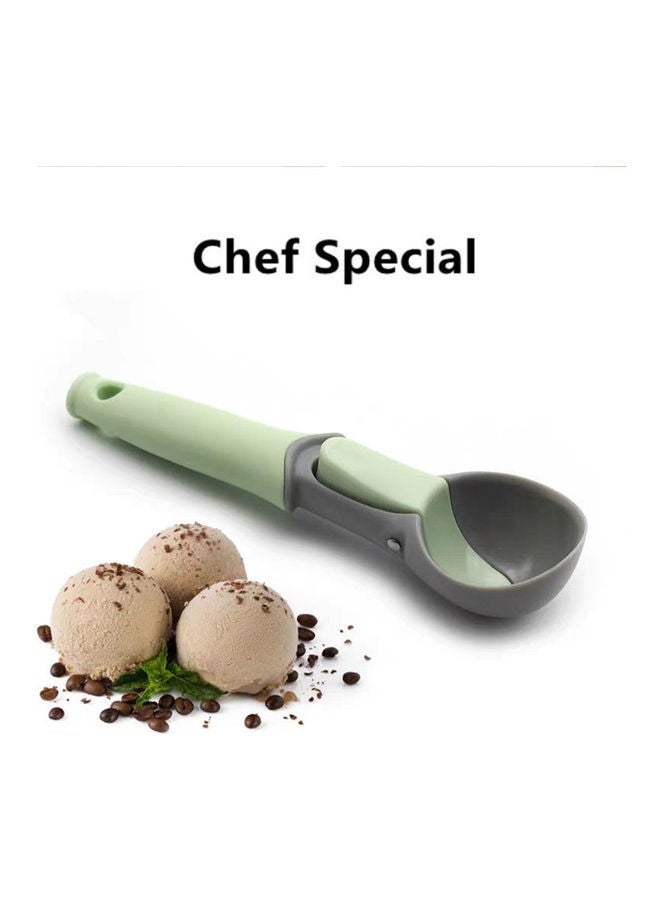 NIBEMINENT Ice Cream Spoon Green/Grey - Image 1