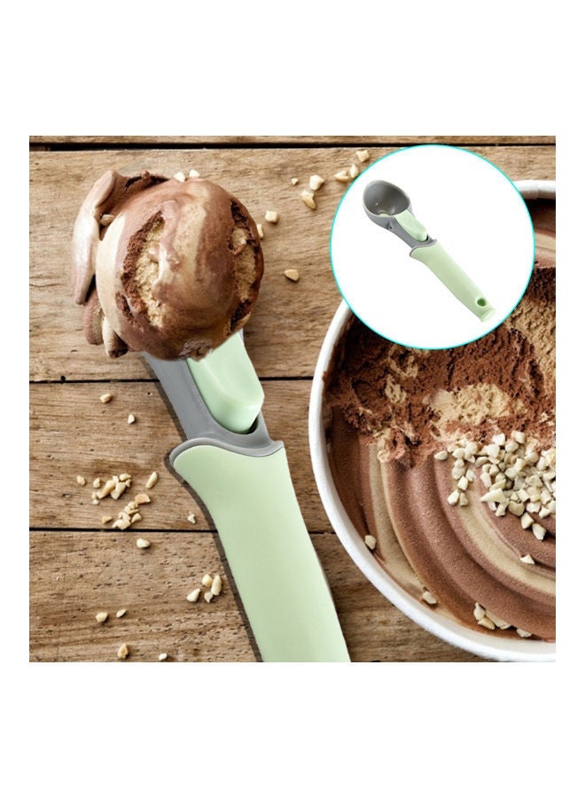 NIBEMINENT Ice Cream Spoon Green/Grey - Image 2