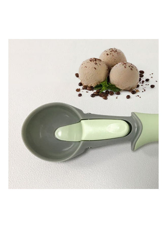 NIBEMINENT Ice Cream Spoon Green/Grey - Image 4
