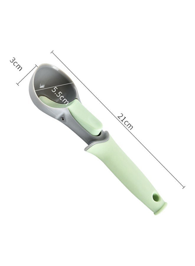 NIBEMINENT Ice Cream Spoon Green/Grey - Image 5