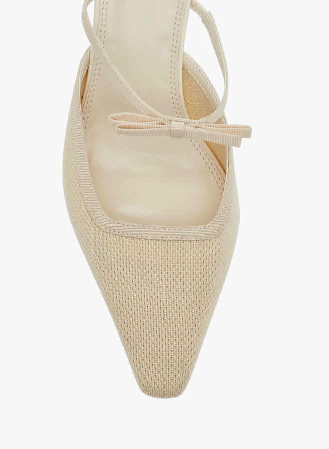 سيليست حذاء نسائي بكعب ستيليتو مزين بفيونكة - Image 4