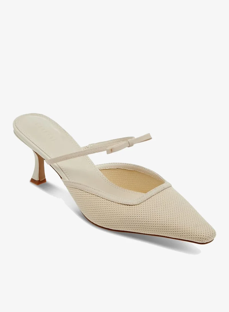 سيليست حذاء نسائي بكعب ستيليتو مزين بفيونكة