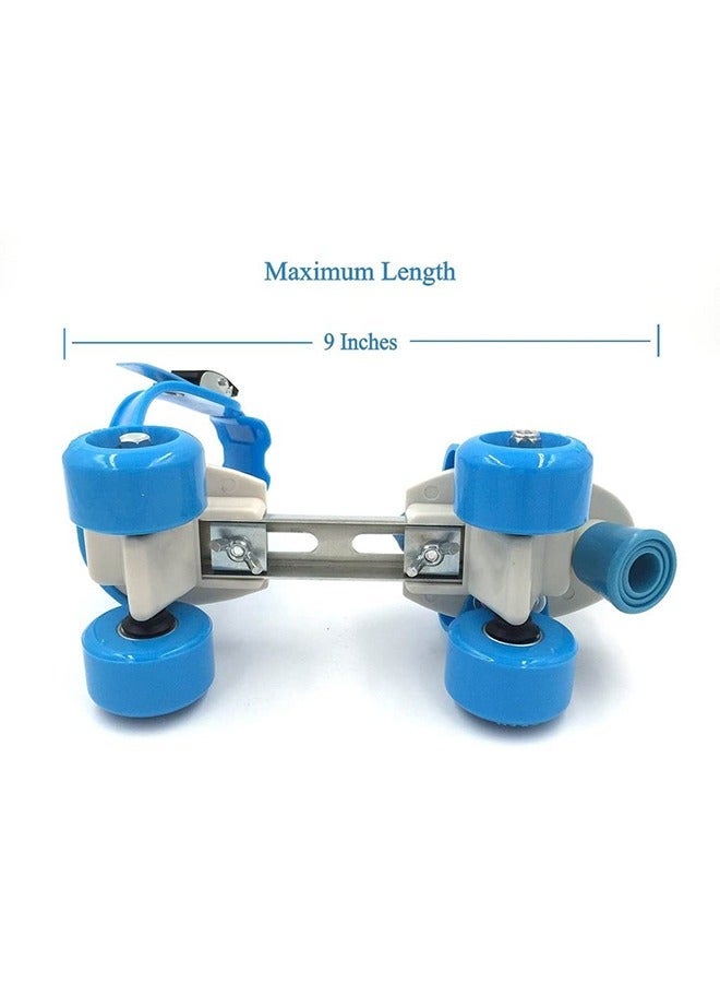 GROIC Adjustable Quad Roller Skates Shoes Can Wear Outdoor sport for Kids Beginner - Image 4