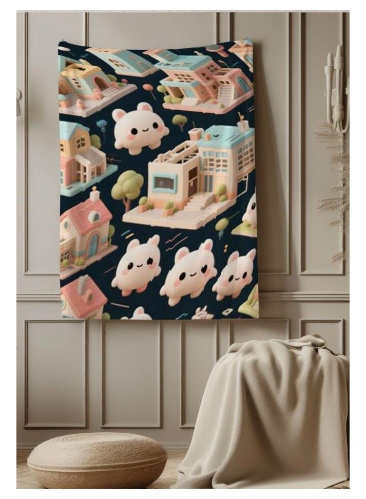 general Flannel thin blanket (warm and comfortable, suitable for sleep, gaming, dust removal and sandproof) 150cm*200cm - 582 - Image 4