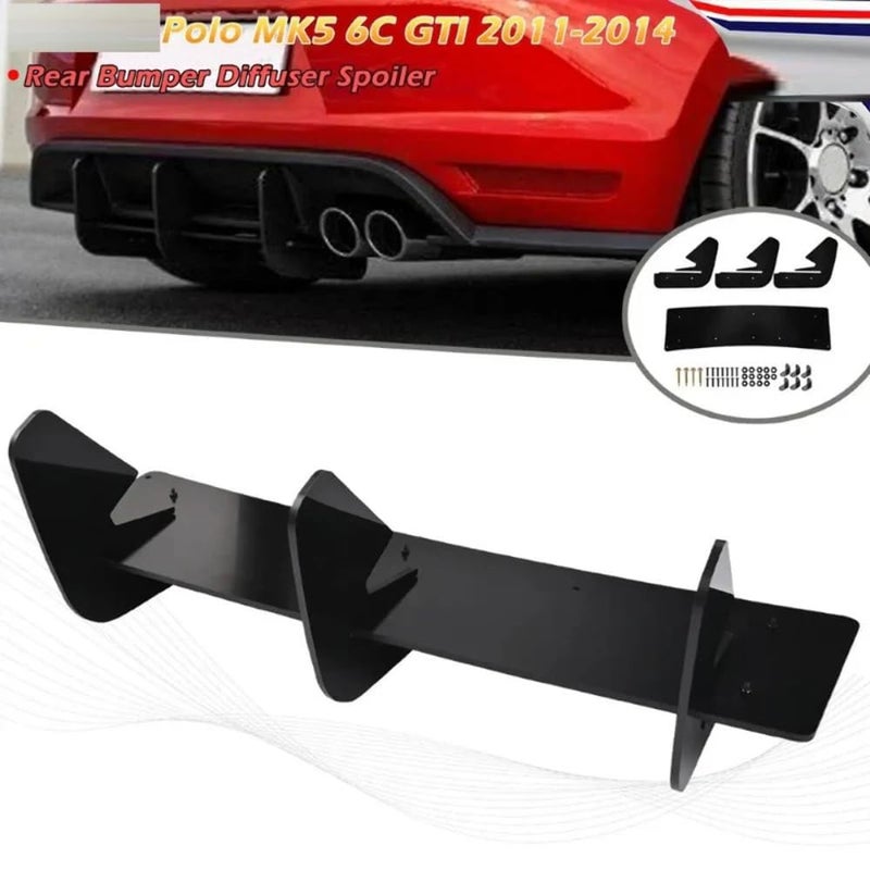 AUTO MT موزع خلفي من الأكريليك GTI مع شفرات سبويلر متوافقة مع فولكس فاجن بولو Mk5 - Image 4