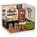 Rolife DIY Miniature Plastic House Building Set Toys Playset with LED Suitable for Mini Figures Construction Toys Diorama Kit Gifts for Teens Adults Leisurely Cheers Bar - Image 2