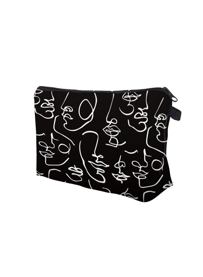 deanfun Makeup Case Small, Cosmetic Zipper Bag Waterproof for Purse Mini, Women Cute Traveling Accessories Pouch for Ladies Thanksgiving Christmas Gifts(D2-55421) - Image 4