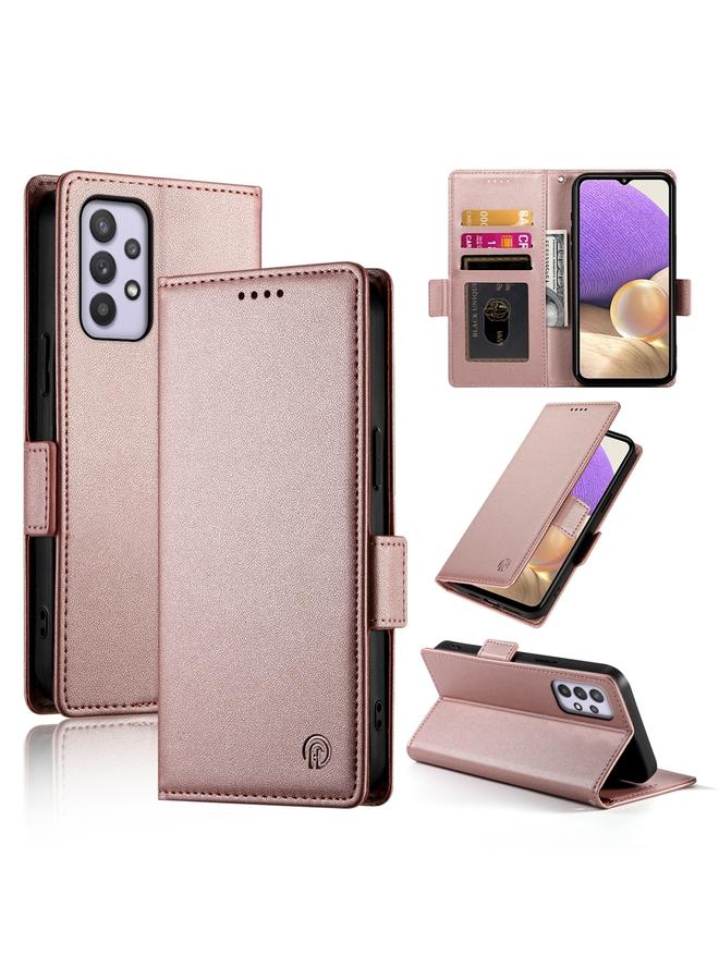 اس-توب جراب لهاتف Samsung Galaxy A32 5G / M32 5G مع مشبك جانبي مغناطيسي من الجلد المصقول - Image 1