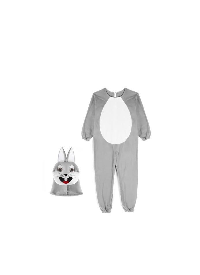 costumax Rabbit Costume For Kids Grey Color  - Image 2