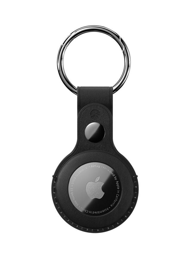 سويتش إيزي جراب سويتش إيزي سكين لآير تاج مع حلقة مفاتيح جلد - أسود - Image 1