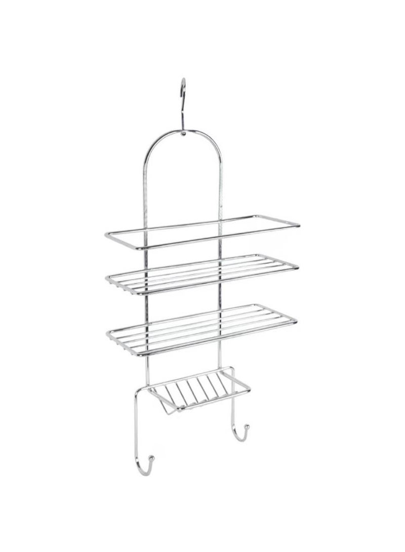 Rayen Chrome-Plated Shower Shelf | Spanish Design | Rust-Resistant & Easy Installation | Elegant Bathroom Upgrade. - Image 1