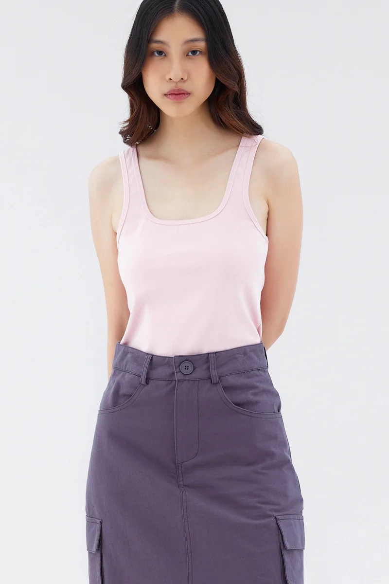 The Editor's Market Zola Square-Neck Tank