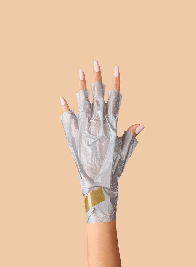 Voesh Collagen Gloves and Socks- Argan Oil, Collagen Infused, 4 Pack, 2 Pack of Gloves, 2 Pack of Socks, at Home Spa, Body Care, Nourishing, Hydrating Gloves and Socks - Image 4