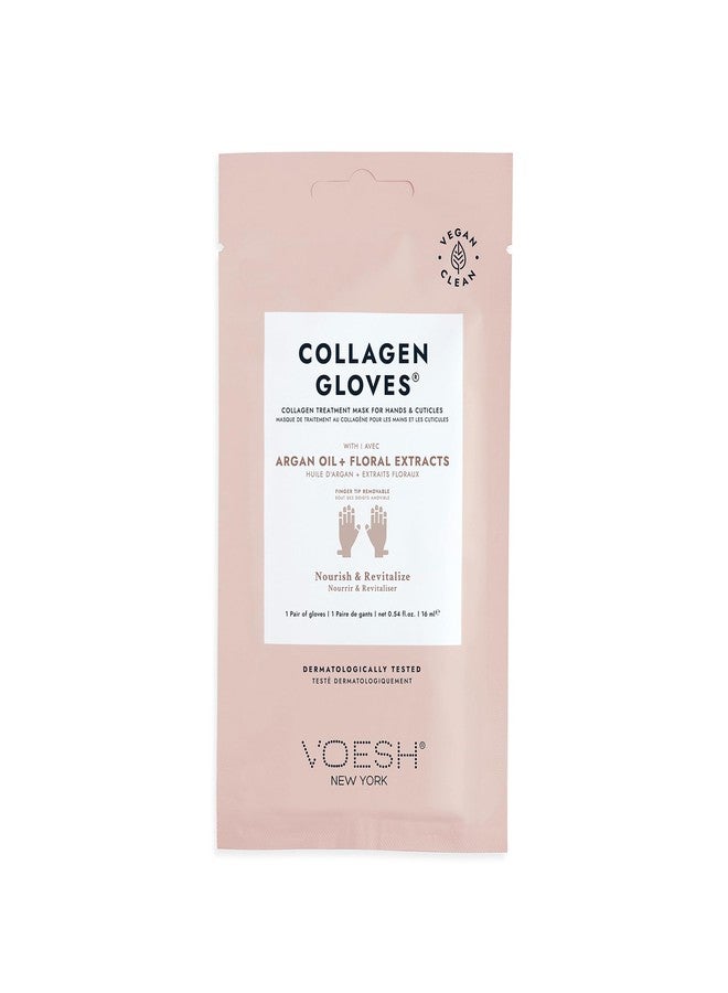 Voesh Collagen Gloves and Socks- Argan Oil, Collagen Infused, 4 Pack, 2 Pack of Gloves, 2 Pack of Socks, at Home Spa, Body Care, Nourishing, Hydrating Gloves and Socks - Image 2