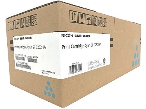 Ricoh 407654 Genuine Cyan Toner Cartridge, 6000 Page Yield Print Cartridge for SP C252 - Image 2
