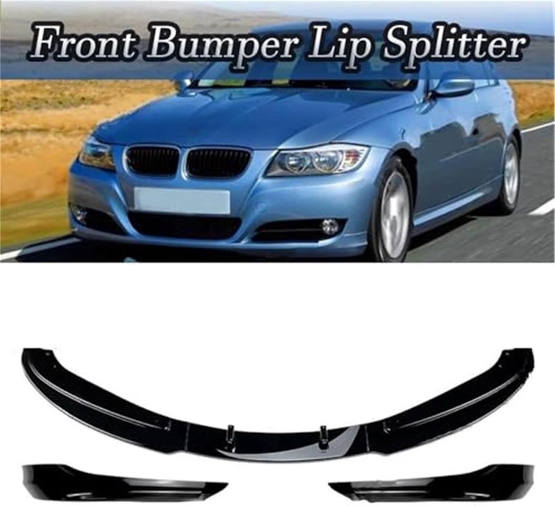 Yurefax Front Bumper Lip Spoiler for BMW 3 Series - Image 2