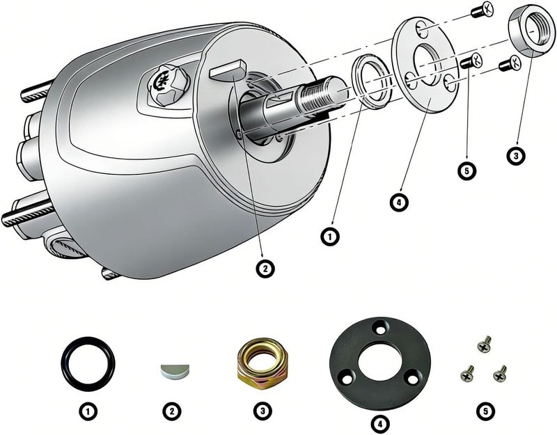Zunate Hydraulic Steering Helm Seal Service Kit - Replacement for Seastar & Baystar Hydraulic Power Steering Systems, Compatible with HH5271 HH5272 HH5273 HH5741 - Image 5