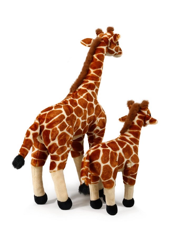 Ice King Bear Mom and Baby Stuffed Animals Set Zoo Wild Animals (Giraffe) - Image 5