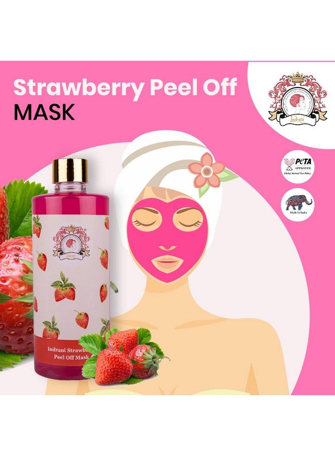 Indrani Cosmetics Indrani Strawberry Peel Off Mask 500ml - Image 3
