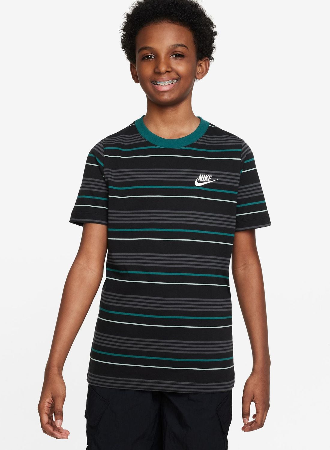 nike club stripe t shirt