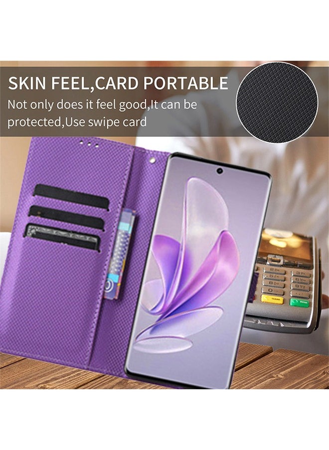X-level Vivo V29 5G/S17/S17 Pro Phone Case Cover with Card Slots Holder Stand Quality Leather Flip Folio Wallet Shockproof Protective Back Cover with Release Hand Phone Holder Daily Video Kickstand  - Image 4