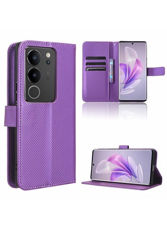 X-level Vivo V29 5G/S17/S17 Pro Phone Case Cover with Card Slots Holder Stand Quality Leather Flip Folio Wallet Shockproof Protective Back Cover with Release Hand Phone Holder Daily Video Kickstand  - Image 2