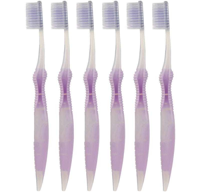 Sofresh Flossing Toothbrush - Adult Size | Your Choice of Color | (6, Purple) - Image 1