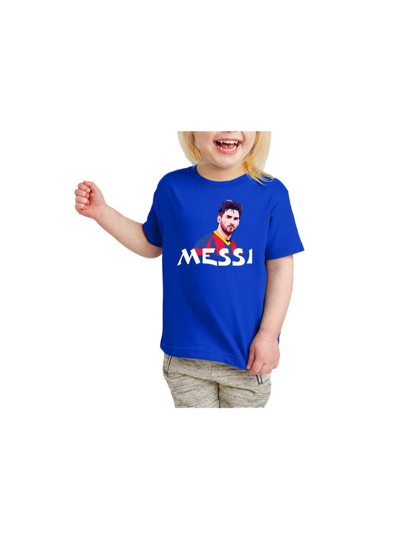 Messi Unisex Kids T-Shirt - Soccer Player Printed Tshirt for Boys and Girls - Soft and Comfortable - Gift for Young Football Fans - Image 1
