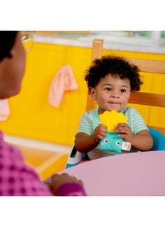 Bright Starts Bright Starts Side of Smiles French Fry Teether Toy with Crinkle Textures, Baby Teething Toy, BPA Free, Unisex, 3 Months+  - Image 3