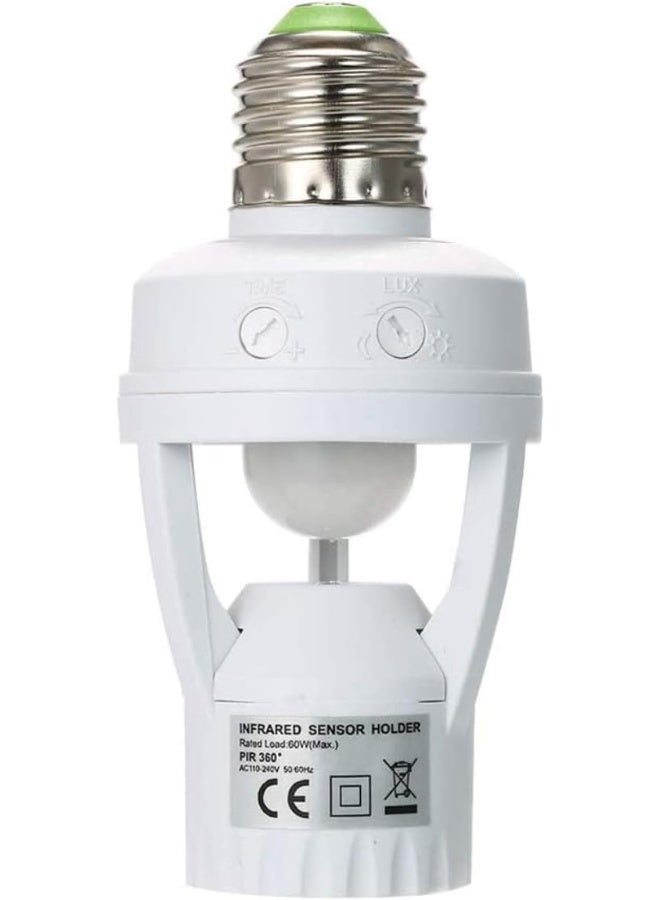 Royal Apex E27 Motion Sensor Lamp Holder Pir Switch 360 Degrees - Image 1