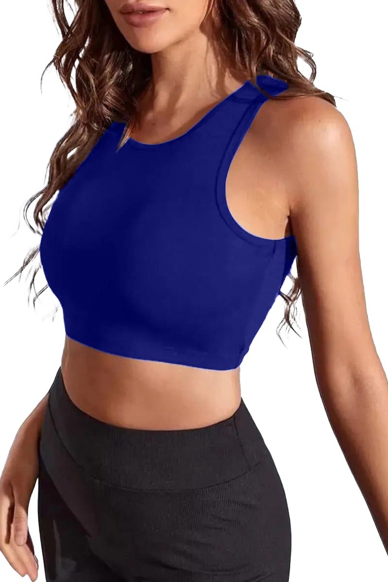 Nileton Crop Sports Tank Top  Non Padded - Image 2