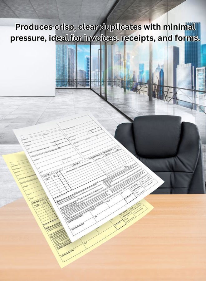 Limited Papers (TM), Carbonless Sheets, Superior, Pre Collated, Multi part, Bond Finish. (2 Part Reverse, 8.5 x 14 Inch, Legal Size, Canary/White (5889), 1 Ream) - Image 4