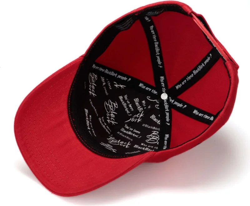 بلاك بورك BlackBörk V1 Baseball Kids Samurai - Unisex Red Kids Hat (Cap) with 20 Code Logo
