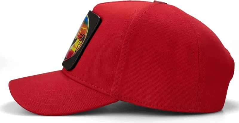بلاك بورك BlackBörk V1 Baseball Kids Samurai - Unisex Red Kids Hat (Cap) with 20 Code Logo