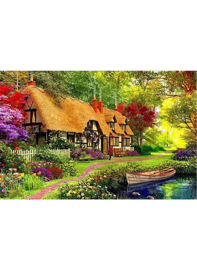Garden Bungalow 5D Diamond DIY Painting Craft Kit Home Decor 40X30X1centimeter