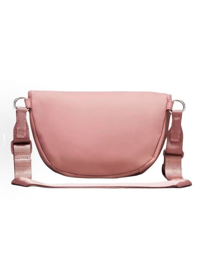 Lululemon ladies diagonal shoulder bag pink