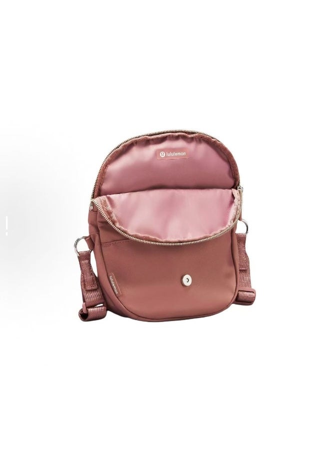 Lululemon ladies diagonal shoulder bag pink