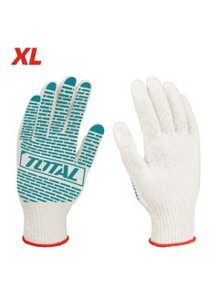 TOTAL Total Knitted & Pvc Dots Gloves  Tsp11102  - Image 2
