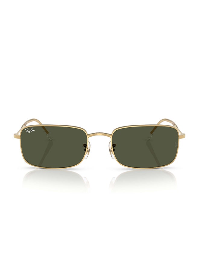 Ray-Ban Unisex RB3746 001/31 Unisex's Full Rim Rectangular Sunglasses - Lens Size: 59 mm - Image 2