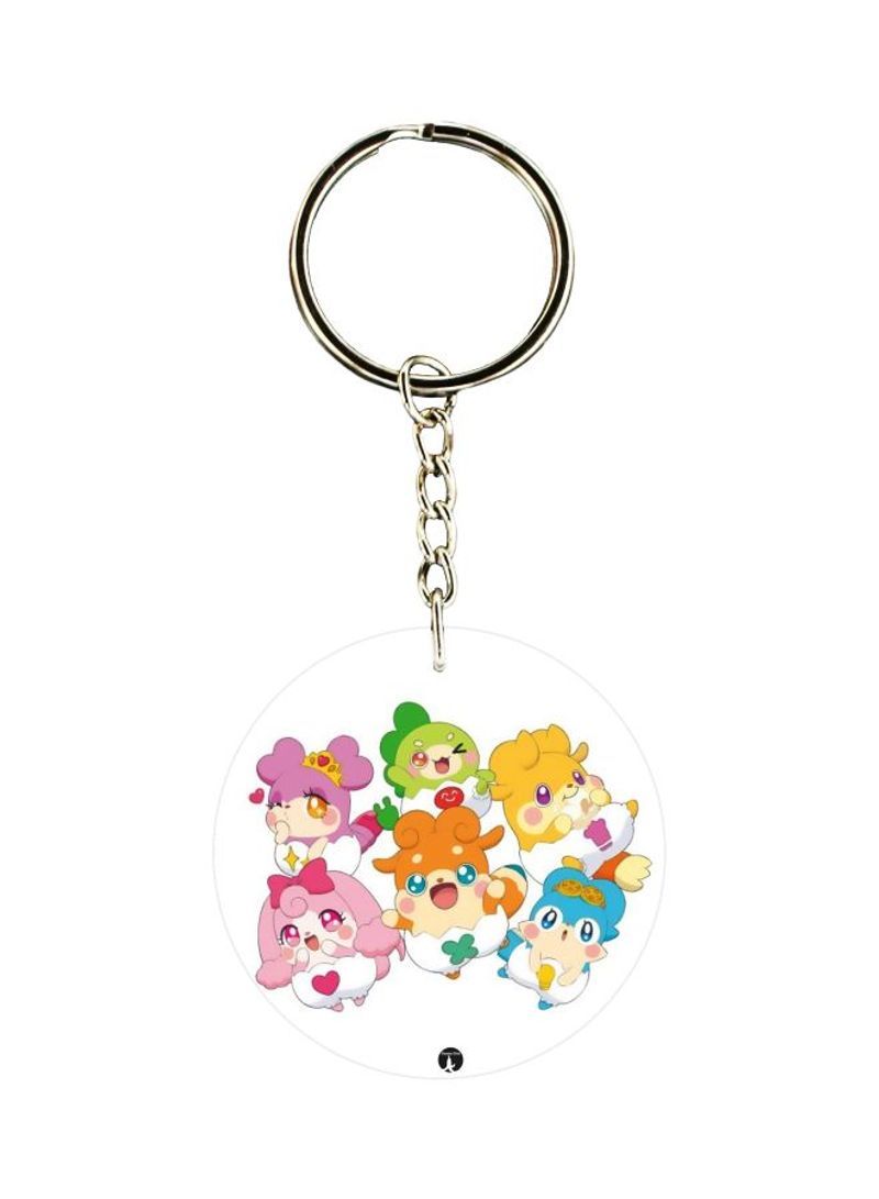 Cartoon Printed Keychain