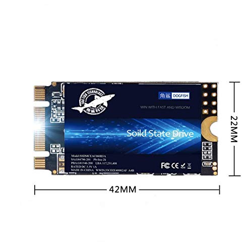 DogFish SSD SATA M.2 2242 256GB Dogfish Ngff Internal Solid State Drive High Performance Hard Drive for Desktop Laptop SATA III 6Gb/s Includes SSD 60GB 120GB 240GB 250GB 480GB 500GB 1TB (256GB M.2 2242) - Image 5
