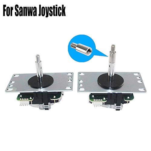 Arcity 3 Pcs Classic Arcade Joystick Shaft Extender Rod Jamma Extension for Sanwa Joystick 15mm DIY Controller Metal New - Image 3