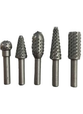 Bur Drill Bit Wood File Set of 5 Carving Set
